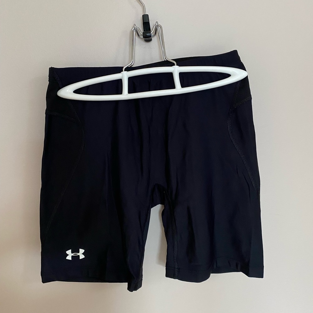 UA bike shorts, size M